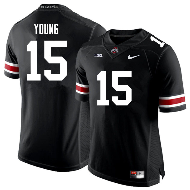 Ohio State Buckeyes #15 Craig Young College Football Jerseys Sale-Black